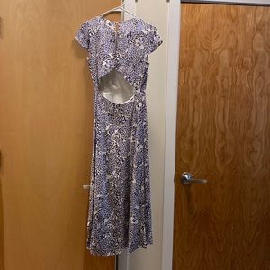 Reiss Long Dress Livia Mosaic Print